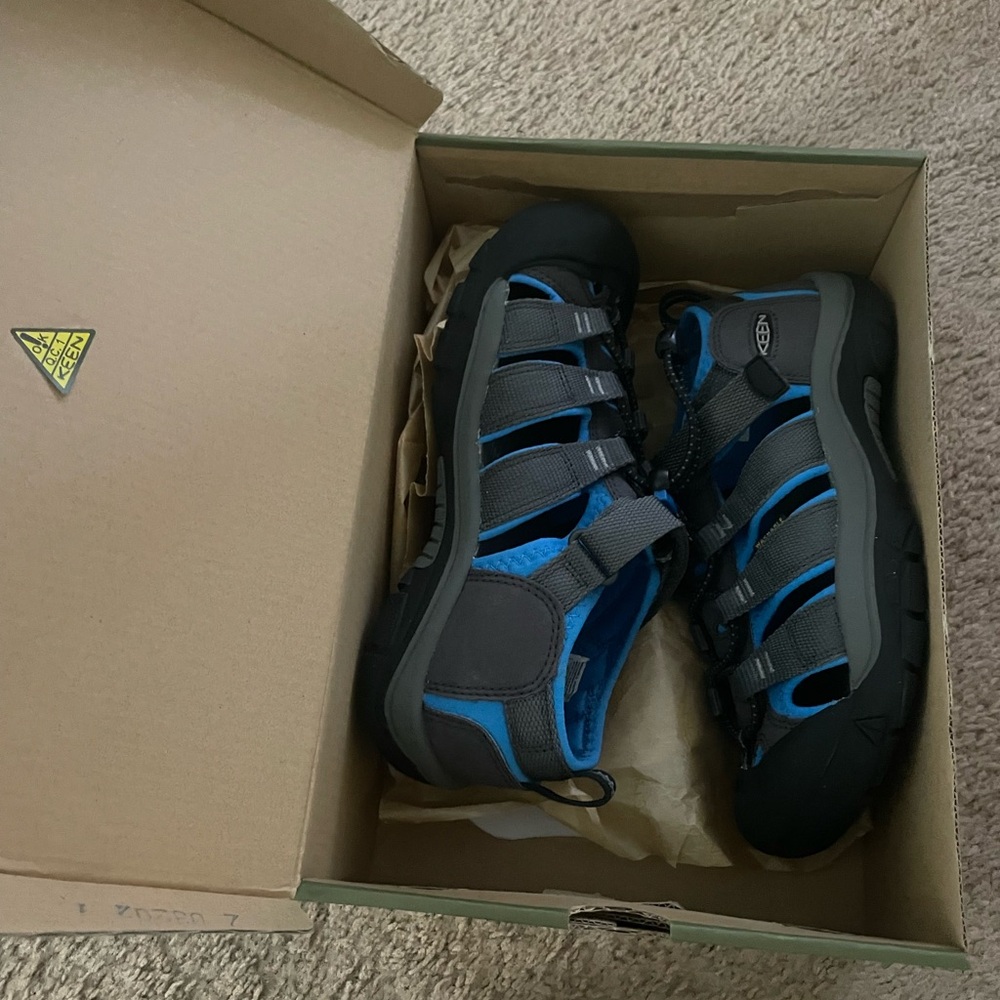 Keen Youth Sandals - Magnet and Blue